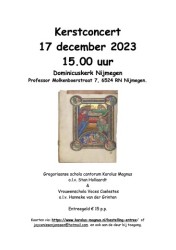 Gregoriaans Kerstconcert