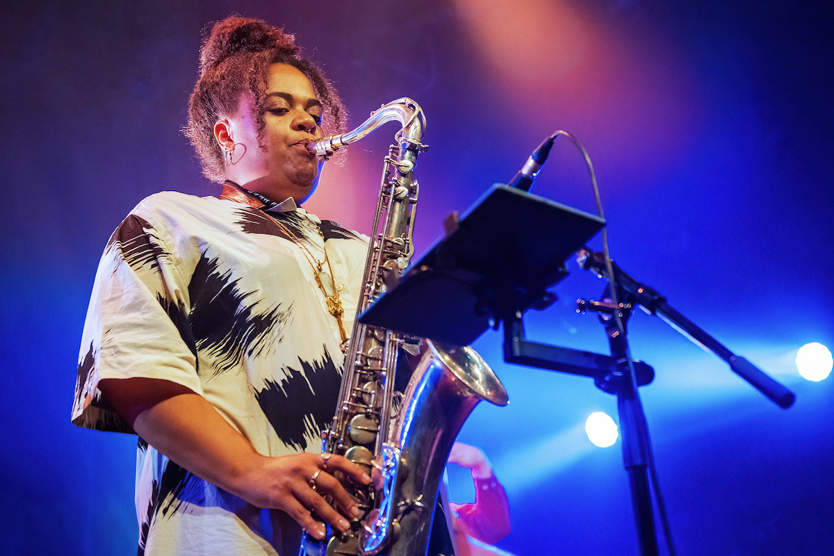 Chelsea Carmichael tijdens Festival Jazz International Nijmegen 2023