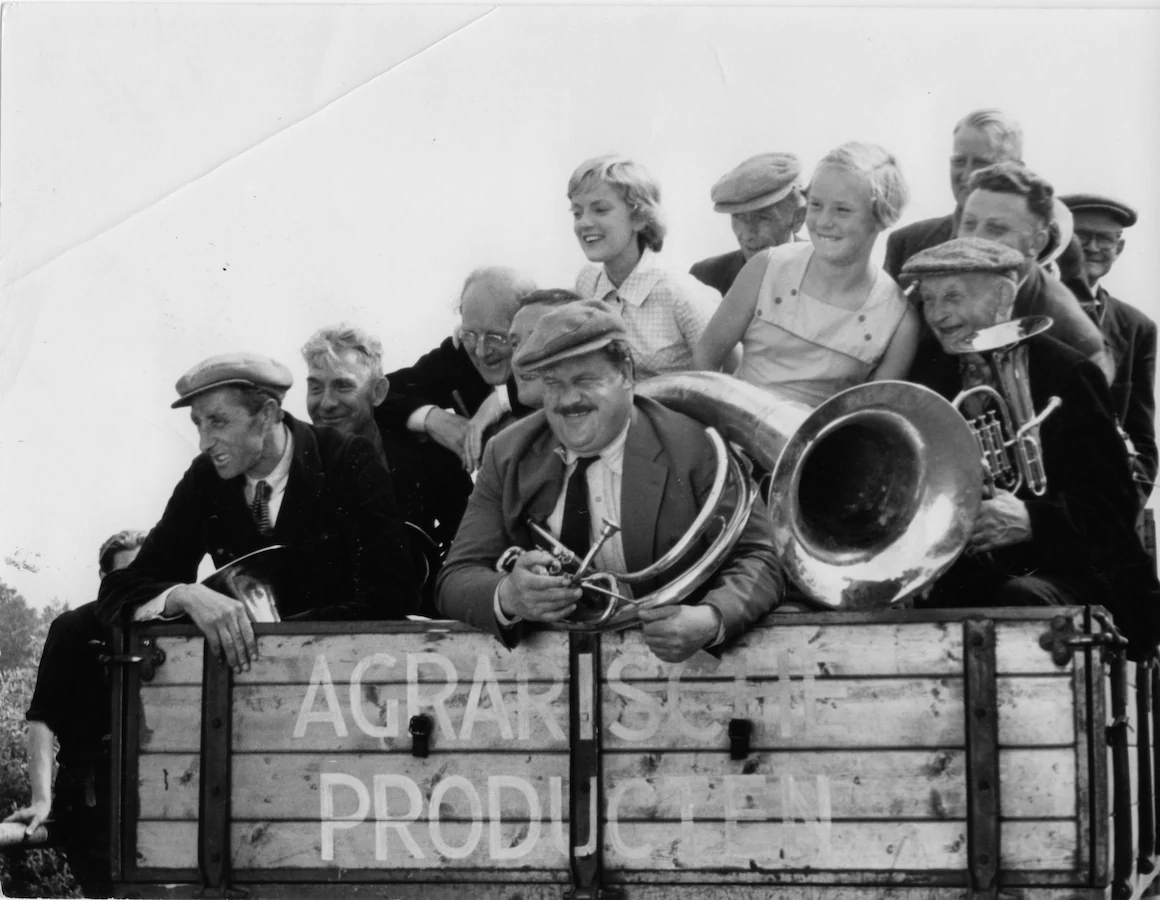 fanfare een film van bert haanstra uit 1958 foto anp
