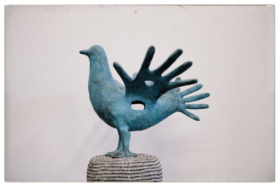 Blauwe duif van Tajddin Özen