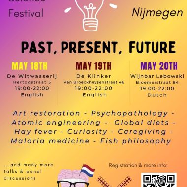Pint of Science  op 18, 19 en 20 mei