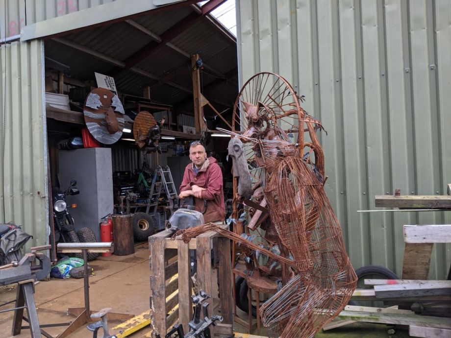 Roemruchte wandelroute opgefleurd met kunstwerken