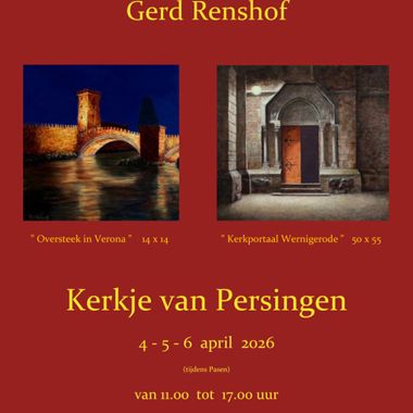 Expositie Gerd Renshof in het kerkje van Persingen